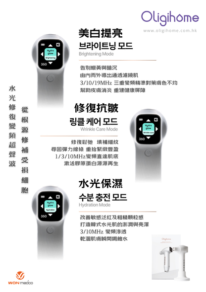 [登陸慶典優惠] Oligihome 原美小電波- 家用三效美容儀